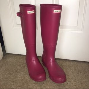Hunter rain boots